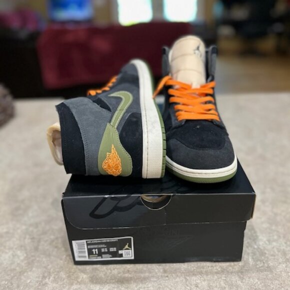 Jordan 1 Mid SE craft, Anthracite/sky J LT Olive, Size: 11, FD6817-003 - Picture 1 of 1